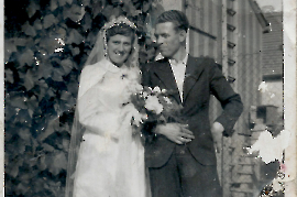 1945er Hochzeit M. Drescher, P. Drescher  103DM